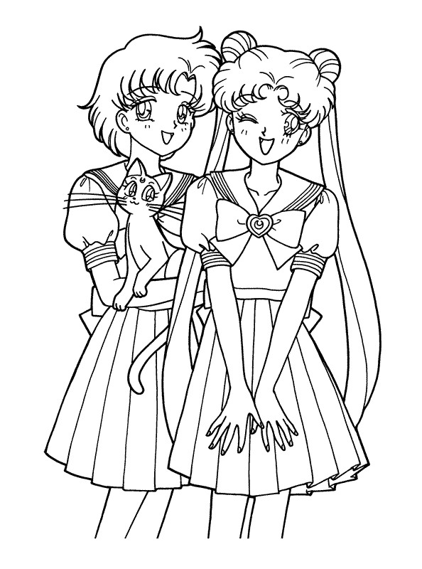 Kids-n-fun.com | Coloring page Sailor Moon Sailor Moon